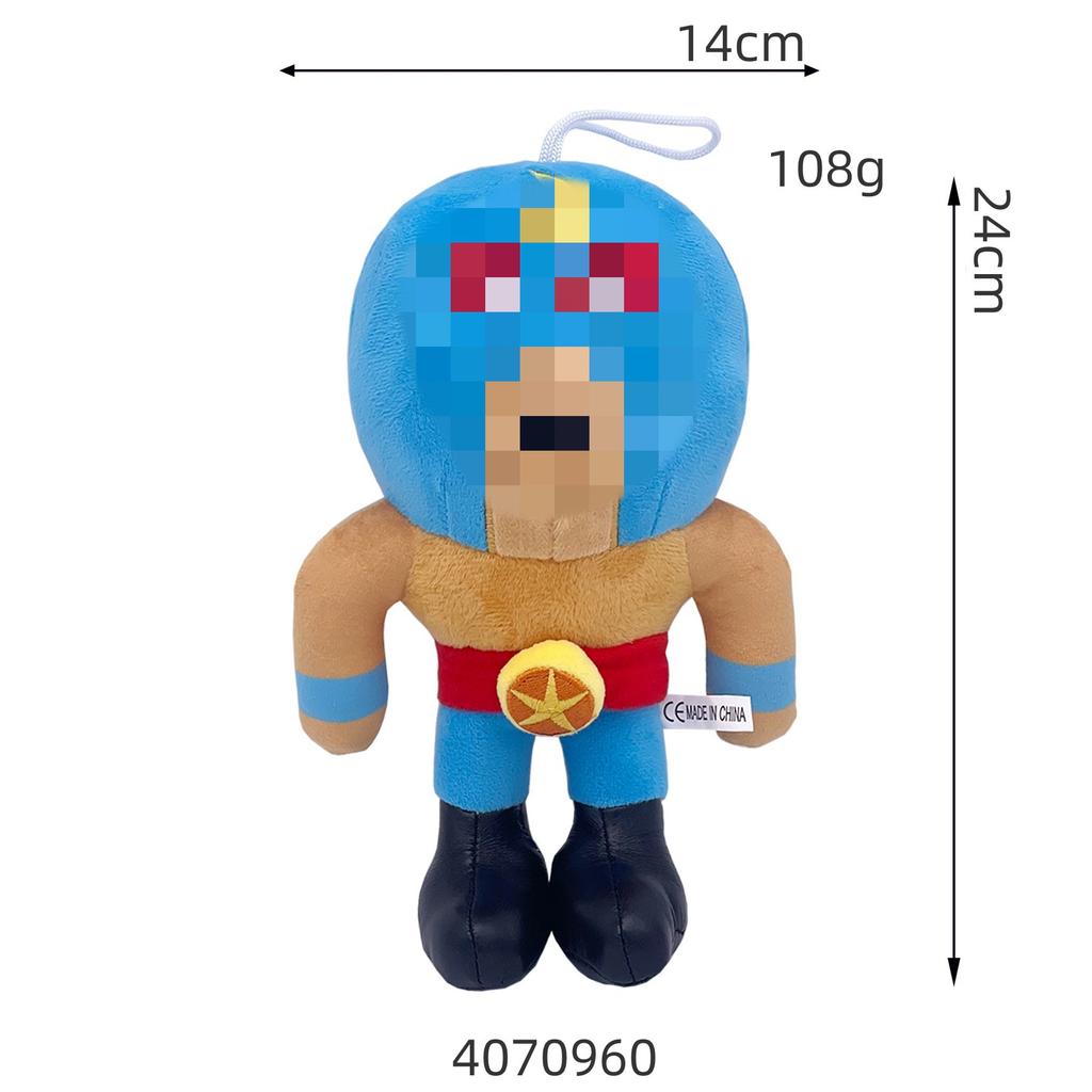 New Brawl Stars Spike Plush Toy Cute Claw Machine Doll Soft Short Plush Birthday Gift 18cm