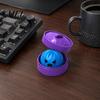 Steamed Bun Stress Relief Toy Dumpling Squeeze with Purple Steamer, Creepy Squeezing for Halloween, Home Office Relaxation Ball Fidget Desk Toys