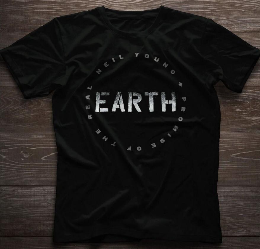 Футболка унисекс Neil Young & Promise of the Real, Lukas Nelson Earth Размеры S-5XL