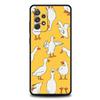 Мультяшный Чехол-Кейс для Игр с Уткой и Гусем для Samsung A51 A71 A21S A12 A11 A15 A25 A31 A41 A52 A32 A23 A33 A53 A73 A03S A05S A13 5G A72