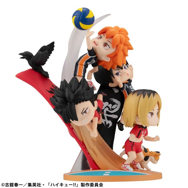 MegaHouse FigUnity Haikyuu PVC Resin Complete Figure Approx. 120mm Painted