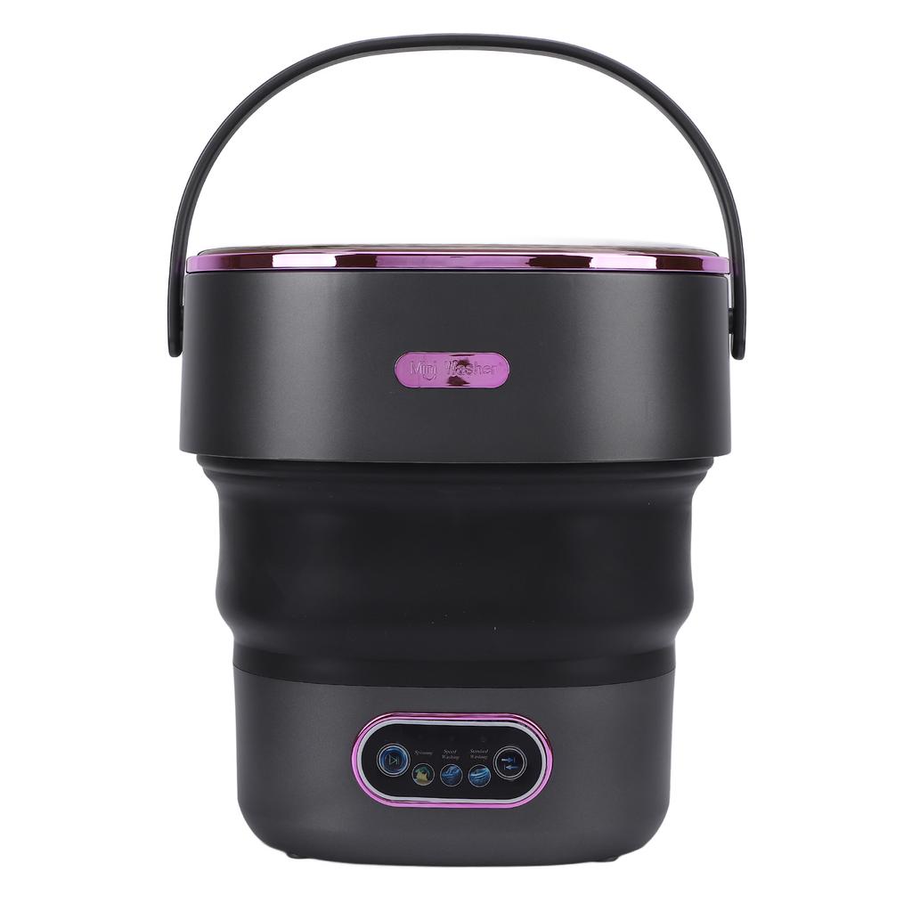 13L Foldable Clothing Washer with Drain Hose Full Automatic Mini Laundry Machine for Apartment