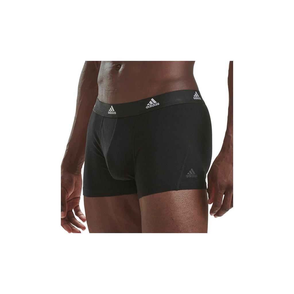 adidas Быстросохнущие трусы-боксеры Letter, 3 пары, мужское нижнее белье, черные 4A1M02-000