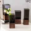10/12x25/30cm Ornaments Multifunctional Acrylic Vase High-End Square Shape Elegant Home Decor Minimalist 1 Set