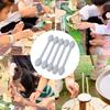5Pcs Pottery Texture Tool Double Head Pottery Clay Modelling Stick Texture Tool Oval Shape Rollers for Clay Sculpting