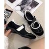 Shallow Bow Mary Jane Women 2025 New Fashion Versatile Velcro Casual Sneakers