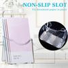 Clear A6 Brochure Holder Plastic Flyer Display Stand Convenient Wall Mount  Men