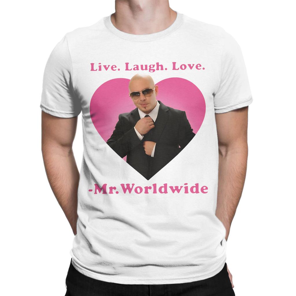 Live Laugh Love Pitbull Mr Novelty 100 Cotton Tshirt Honk For Mr Worldwide Tops Tees For Unisex