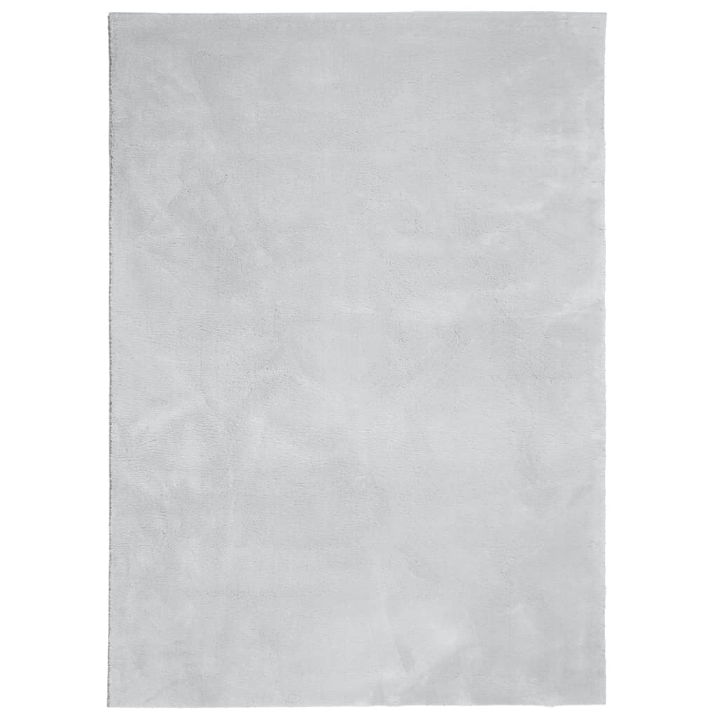 Vidaxl Dywan Huarte Z Krótkim Włosiem, Szary, 160X230 Cm