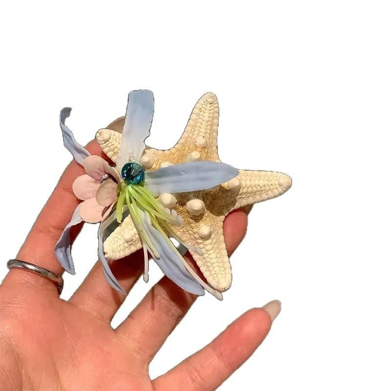 Заколки для волос в виде звездочек и цветов «Супер Фея», зажим «Акула» для женщин, аксессуары для волос в виде прически в праздничном стиле, головные уборы