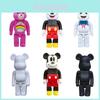 Bearbrick 400% Коллекционная фигурка из ПВХ Сорвиголовы Микки Медведь Строительный блок Модная игрушка