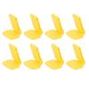8 шт., стоматологический блок, реквизит для рта, термостойкая система стоматологического позиционера для держателя позиционера, желтый 