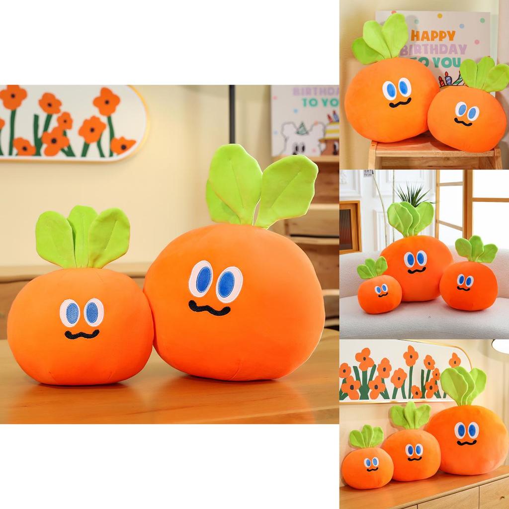 Плюшевая игрушка Морковь Моджо из короткого ворса, милая мультяшная подушка для подарка и декора дома