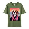 Beagle Dog Mount Fuji Tshirt Japanese Style Men T Shirt Funny Top Tshirts for Men Streetwear Mens Cotton Clothes