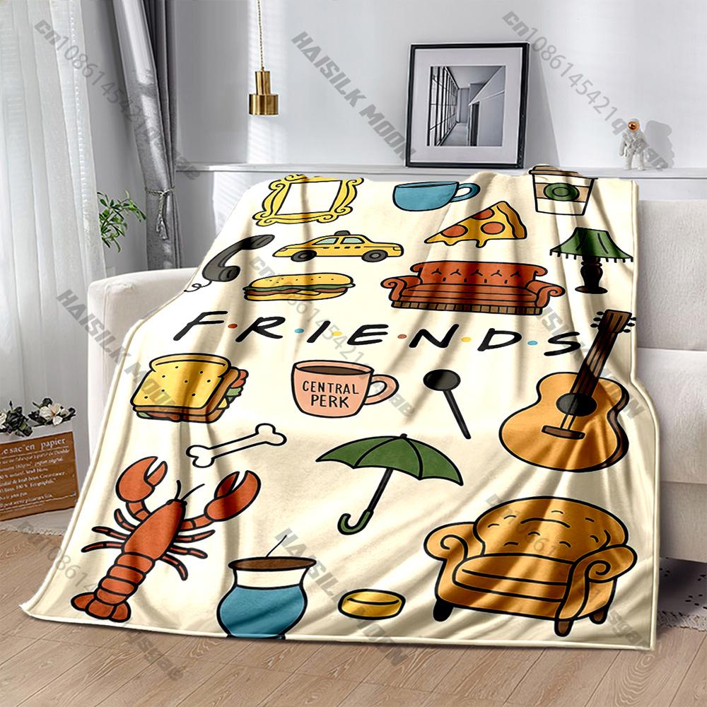 3D Classic Friends Theme Printed Blanket,Bedroom Living Room Sofa Chairs Bed Decor Blanket Wonderful Gift Blanket Fast Shipping