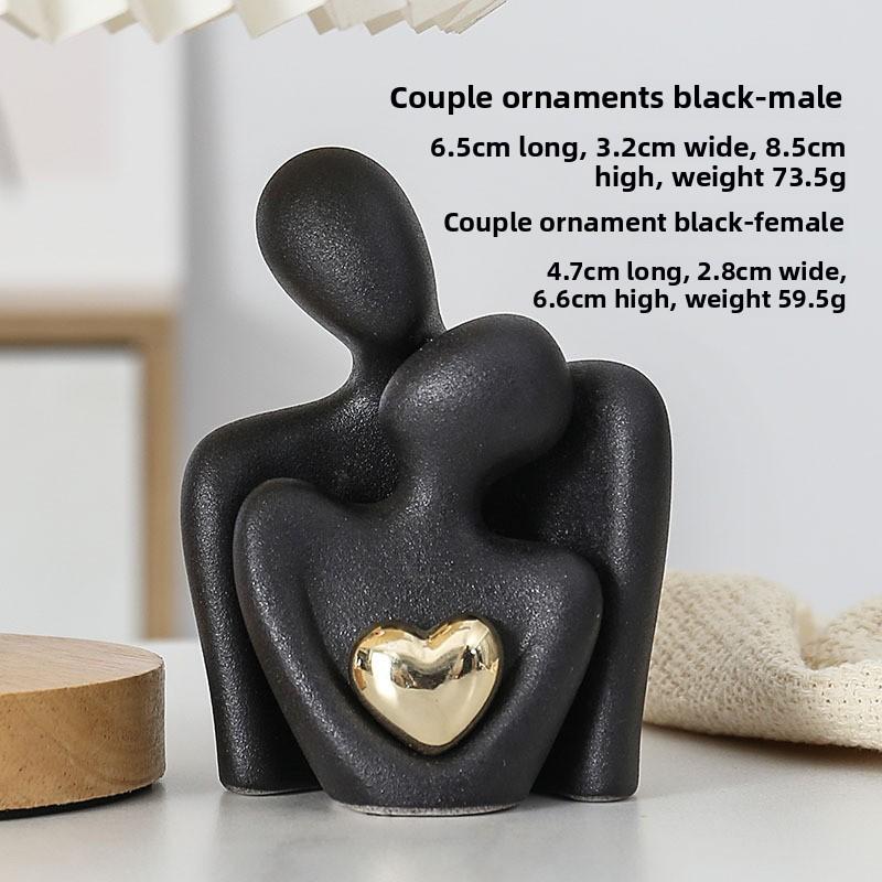Керамическое украшение ручной работы Свадебный подарок Украшение для пары Керамическое украшение для свадебной комнаты Свадебный подарок на Танабату