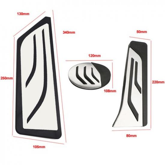 Car Brake Fuel Footrest Pedal Cover For BMW X1 X2 216i 218i 220i 216d 218d 220d