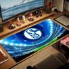 FC Schalke 04 Custom Name Large Size Mouse Pad Large Gaming Table Cushion Non-slip Laptop Tablet Big Mousepad XXL Mat Mini PC Playmat With Lock edge