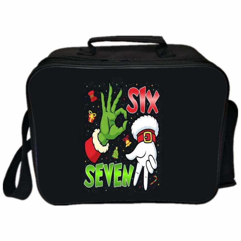 Изолированная сумка-ланч Six Seven 67 для студентов - Идеально подходит для школы и пикников