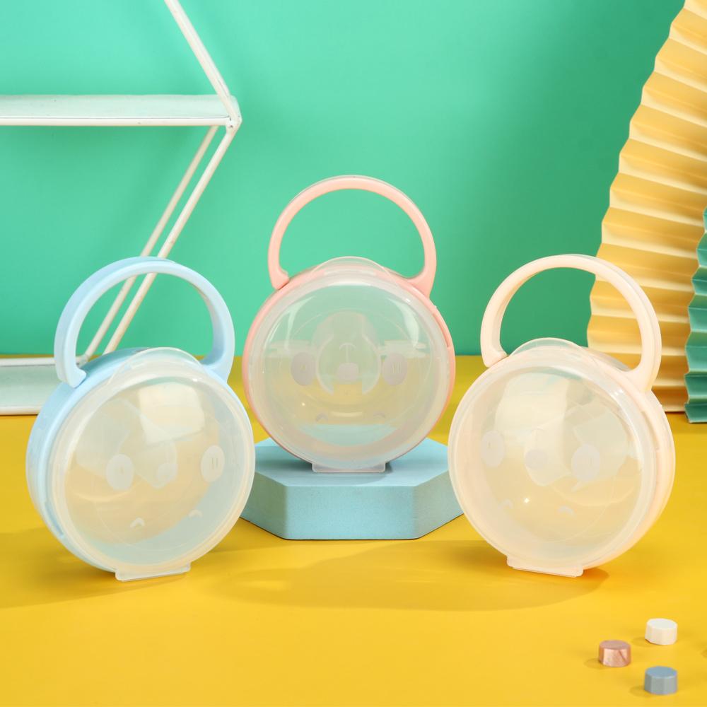 Durable Portable Dust-proof Infant Supplies Baby Pacifier Box Soother Container Nipple Storage Case