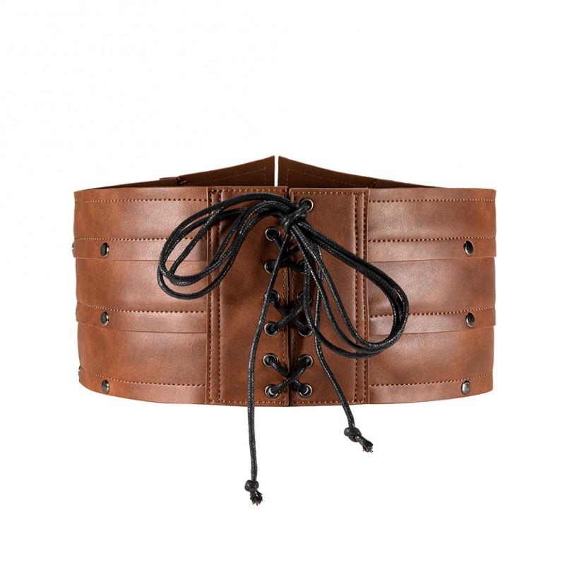 Steampunk Vintage Wide Belt PU Leather Corset Cosplay Halloween Costume
