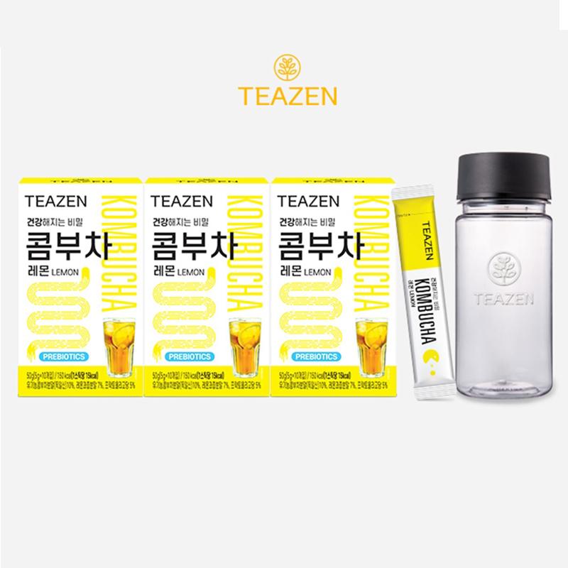 Teazen КОМБУЧА 30шт + бутылка