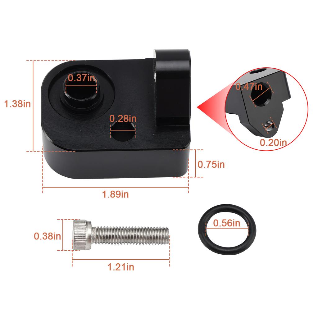 Temperature Air Intake Sensor Spacer Kit For 2017-2024 Chevy GM 6.6L Diesel