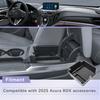 Center Console Organizer Tray for 2025 Acura RDX Accessories Interior Car Storage Armrest Box Secondary Phone Holder Storage Box