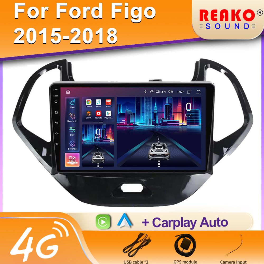 Android Car Radio для Ford FIGO KA 2015 - 2020 Навигация Мультимедийный Плеер Стерео WiFi+4G DVD Видео BT DSP Carplay 360 Camer