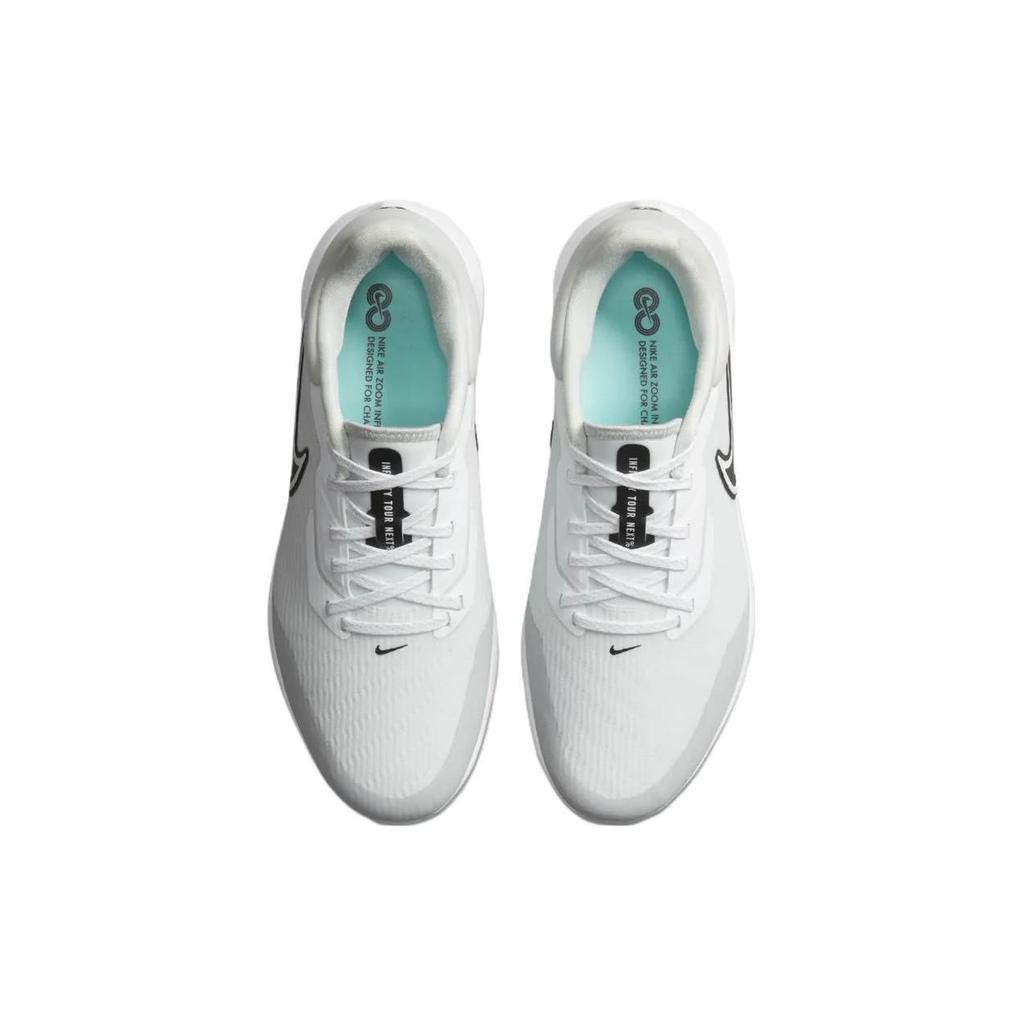 Nike Air Zoom Infinity Tour NEXT% Широкие белые серые противотуманные кроссовки унисекс Черные динамически-бирюзовые иглу DM8446-105