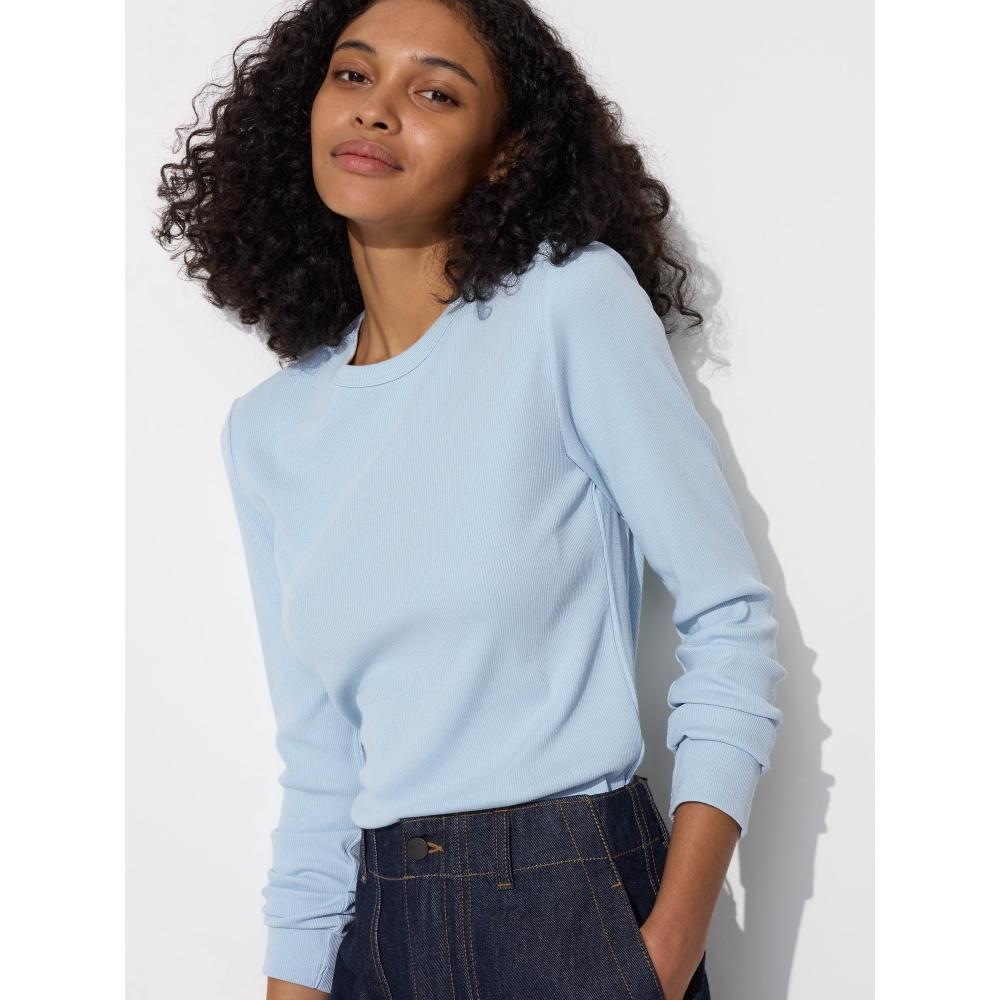 Uniqlo Футболка с круглым вырезом Japan SofT Rib