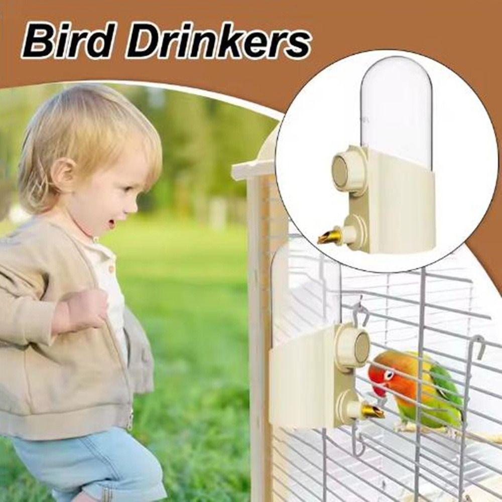 250ml Birds Water Dispenser Silent Bird Drinkers Birds Water Feeder Parakeet Cage Accessories