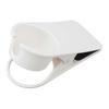 (White)Cup Holder Clip Desk Side Glass Mug Bottle Clamp Stand Plastic for Home Office Storage