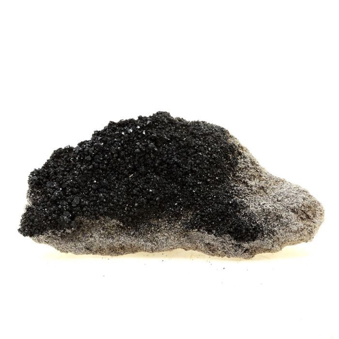 Pierres et Minéraux. Hematite + Magnetite. 128.50 ct. Les Châtelaunoux, Mazaye, France.