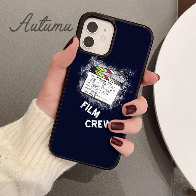 Чехол для телефона с хлопушкой для iPhone 11 12 13 14 Pro Max mini X XR XS SE 2020 5 6S 7 8 Plus Samsung Galaxy S21 S22 Cover shell