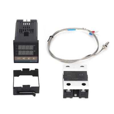 0400 по Цельсию цифровой светодиодный ПИД-регулятор температуры термостат комплект AC110V240V