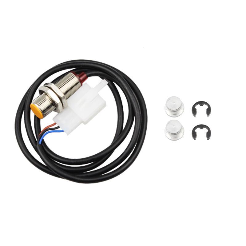 Motorcycle Speedometer and Tachometer Sensor Kit: 2X Magnets & Sensor Wires for Digital ATV Odometer