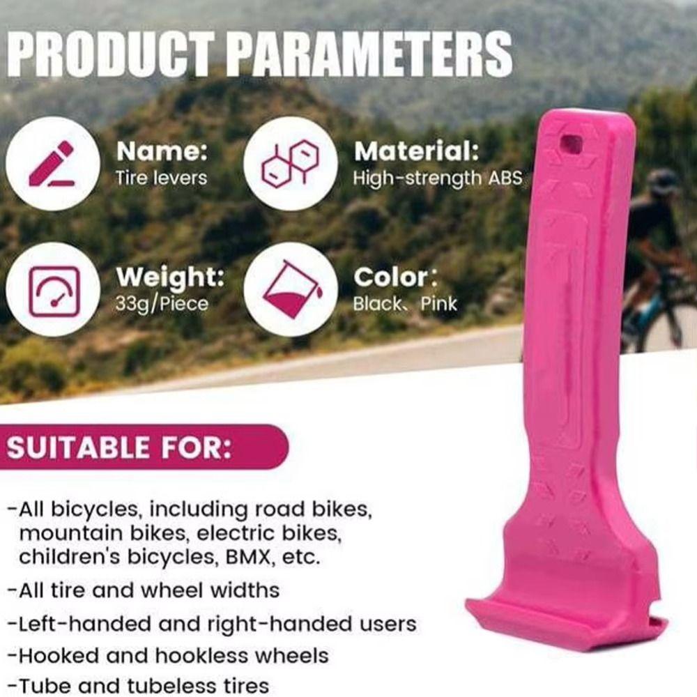Portable Bike Tire Lever Lightweight Tire Repair Pry Bar For Cycling Emergency Road Repair