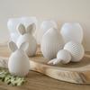 Пасхальное Яйцо Кролик Ароматерапевтическая Свеча Силиконовая Форма Креативная DIY Форма для Гипсового Орнамента
