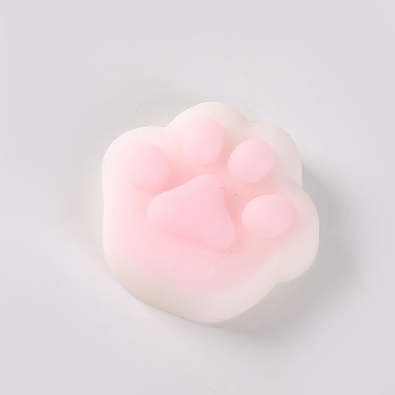 Squishy Cat Paw Toy Mini Stress Relief Gifts for Kids Party Favors Super Cute Small Animal Squeeze Toys J54