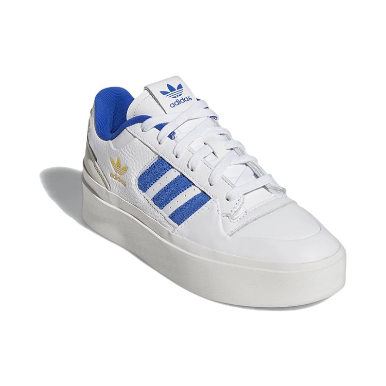 adidas Forum Bonega White Royal Blue Женские кроссовки Cloud-White Gold-Metallic GX4414