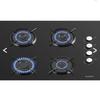 KO-40 TAHDF Стеклянная встраиваемая плита - черная