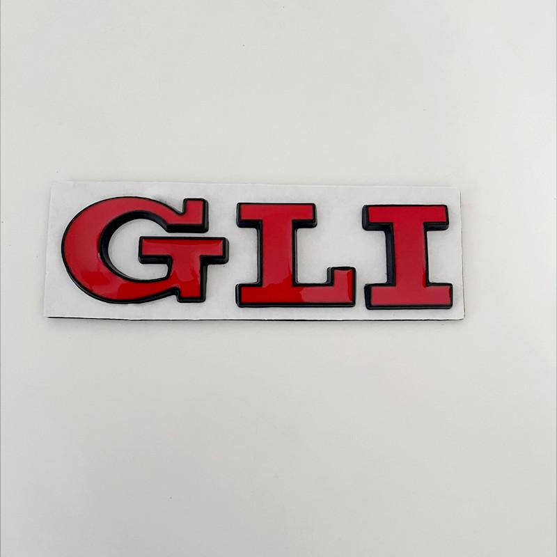OPQ1 2026 Hot VOLKSWAGEN 3D Metal Car Letters Rear Trunk Front Grill GLI Logo Badge For Golf Bora VW Jetta MK4 MK5 MK6 MK7 GLI Emblem