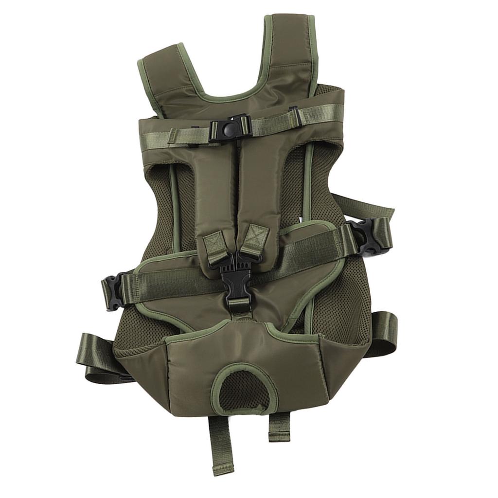 Dog Front Backpack Breathable Waterproof Safe Adjustable Chest Puppy Bag for Cat Biking Hiking