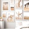 Modern Vintage Botanical Canvas Painting Natural Pampas Grass Poster Beige Art Print Wall Picture For Living Room Home Decor