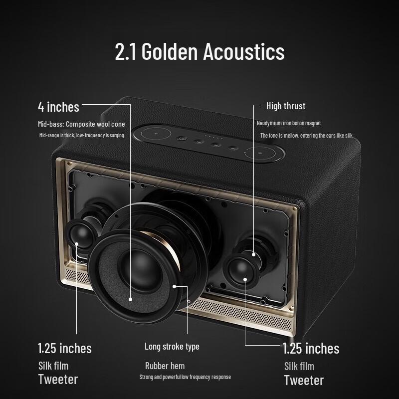EDIFIER Evo Soul Dual Gold Standard Bluetooth Speaker