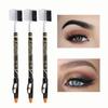 Eyebrow Filler Three-dimensional Effect Stylish Good Color Rendering Eye Liner Pen with Sharpener and Brow Comb Brush for Women