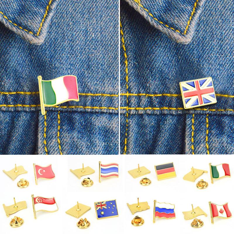 1 шт., шляпа, сумка, значок, национальные флаги, броши, булавка для воротника, пуговица, ювелирный подарок, русский триколор