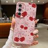 Cherry Fruits Case For Samsung Galaxy S25 S24 Ultra S23 Plus S22 S21 FE A15 A16 A25 A26 A34 A35 A36 A52 A53 A54 A55 A56 5G Capa
