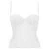 AMOSTYLE Свадебное нижнее белье Корсаж Длинный бюстгальтер 0003 Размер D70 (Свадьба) (белый)